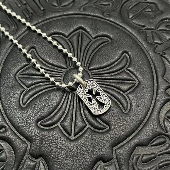Chrome Hearts Air Force Cross Necklace Silver - Picture 2 of 7